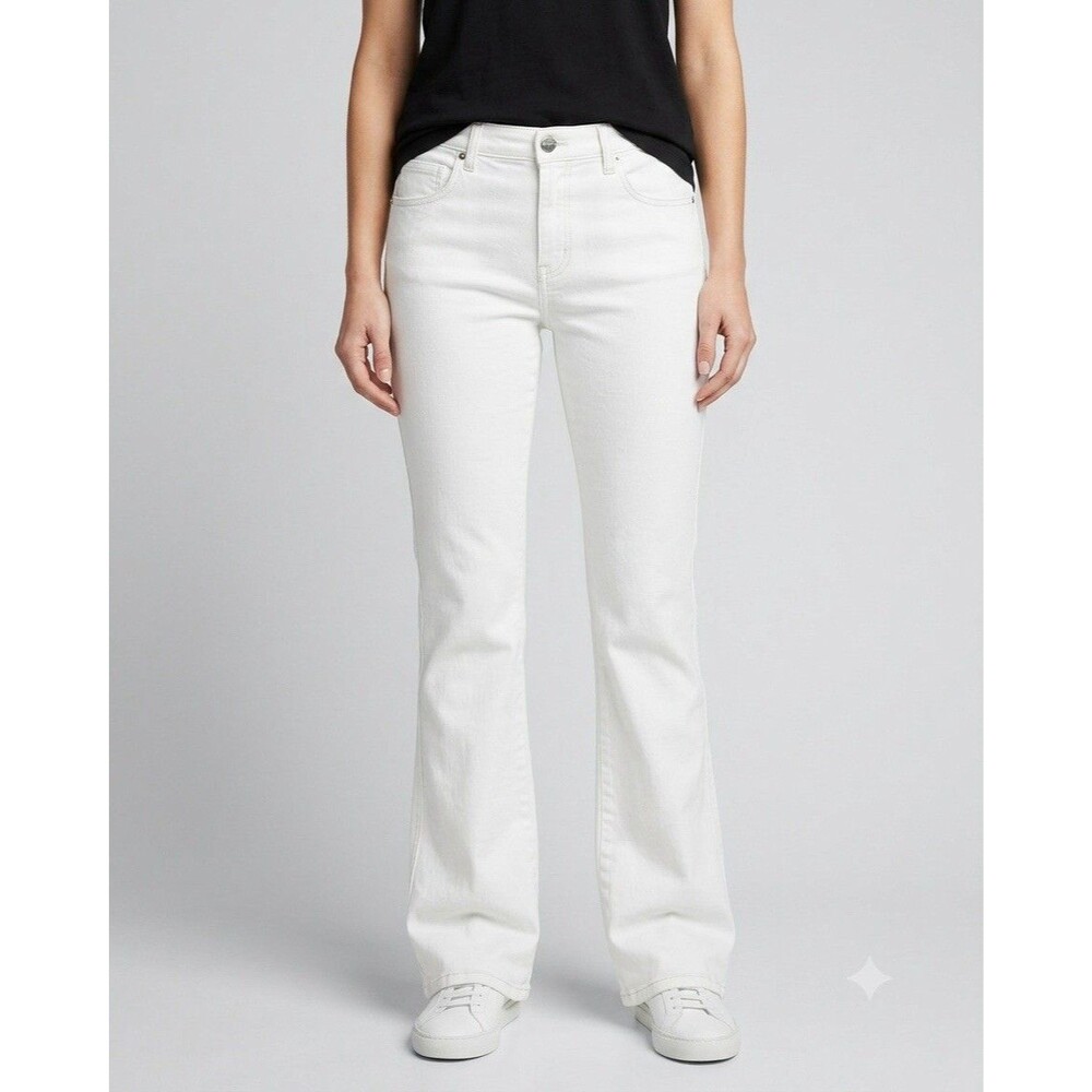 Vintage Armani Collezioni White Jeans Size 8 Made In Italy
